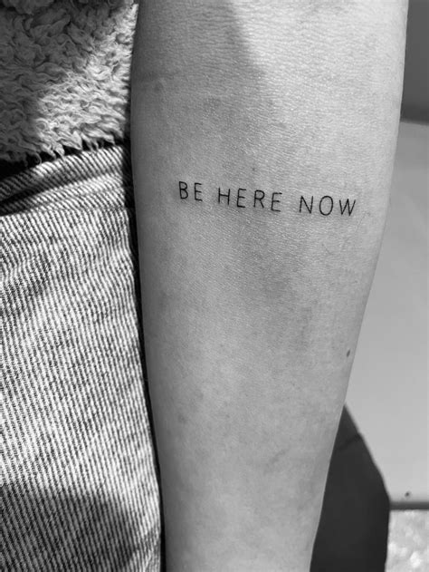 Popular Be Here Now Tattoo Designs