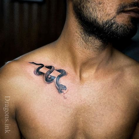 Popular collarbone tattoo designs for men