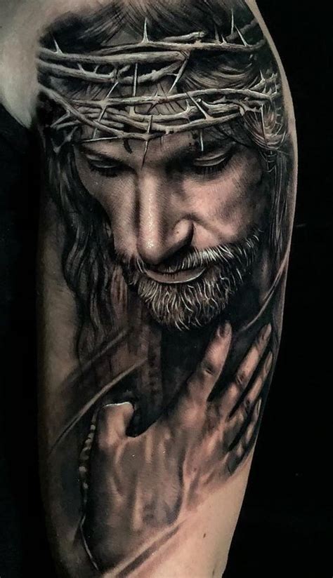 Popular small Jesus tattoo designs