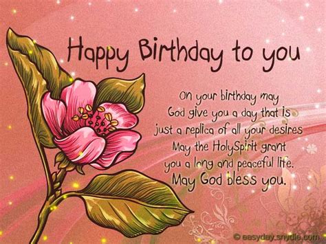 Popular Religious Birthday Card Messages