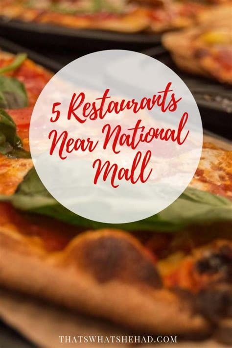 Popular restaurants near National Mall