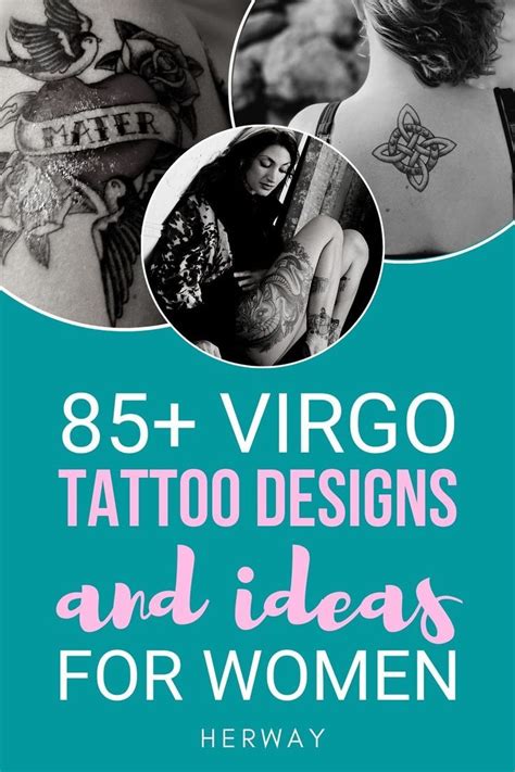 Popular Virgo Woman Tattoo Designs