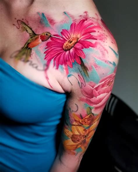 Popular watercolor tattoos