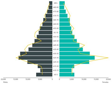 Population pyramid Power BI