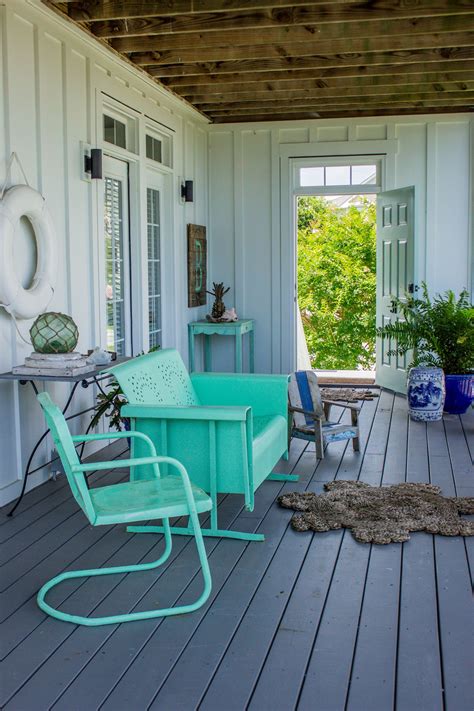 Porch gliders for coastal homes