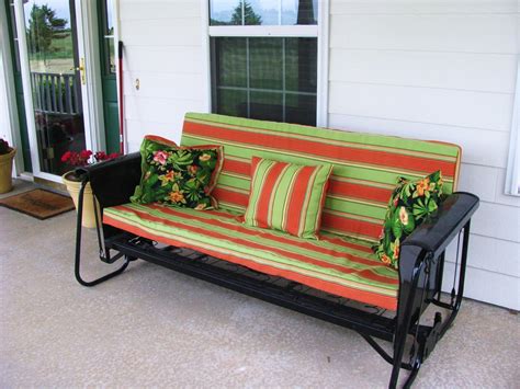 Porch gliders for small spaces