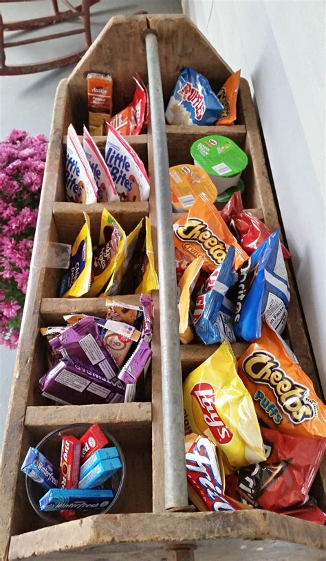 A selection of porch snacks