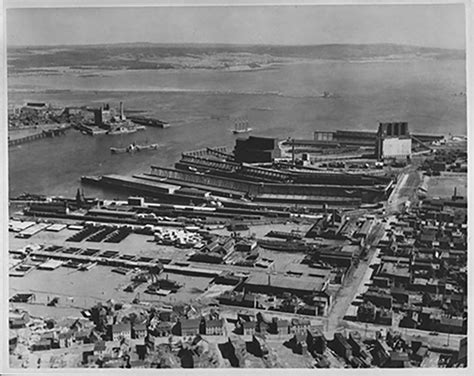 Winter view of the Port of Saint John