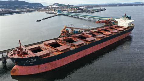 Aerial view of the Port of Sept-Îles