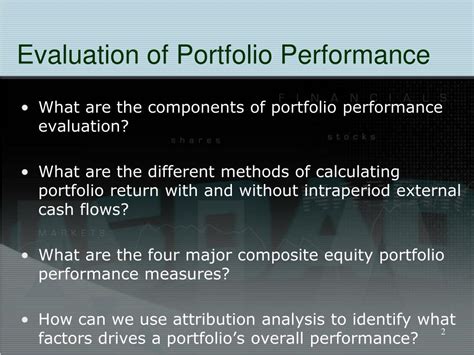 Portfolio Performance Evaluation