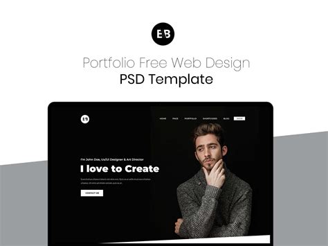 Portfolio website template