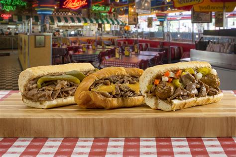 Portillo's Italian beef sandwich