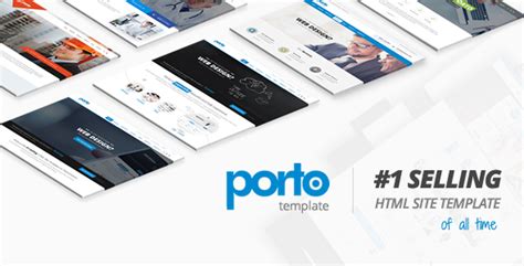 Porto template is a popular choice for portfolio websites