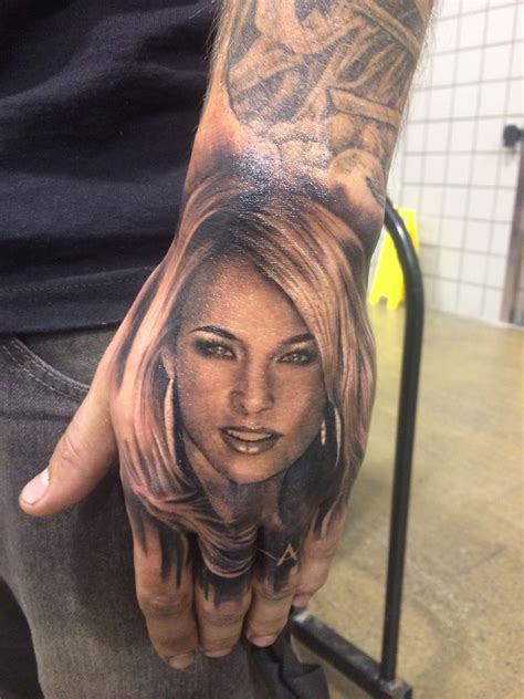 Portrait Hand Tattoos