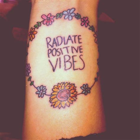 Positive Vibes Tattoo