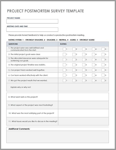 Blameless Post-Mortem Template 10