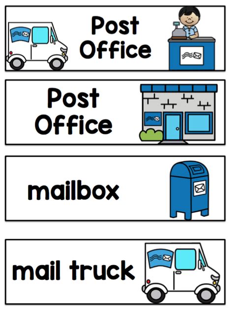 Post Office Printables Ideas