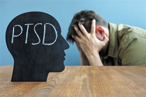 A person struggling with PTSD