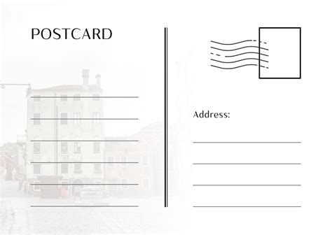 Postcard Template 1