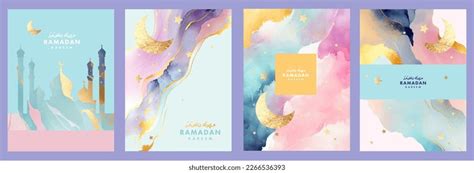 Postcard template with eye-catching graphics