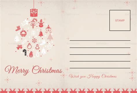 Seasonal Postcard Template