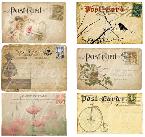 Vintage Postcard Template