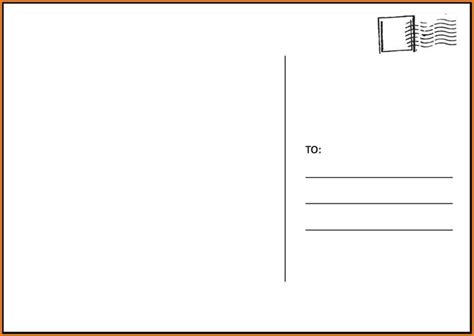 Postcard Templates for Microsoft Word