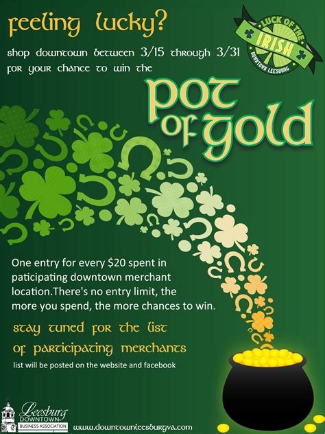 Pot of Gold Flyer