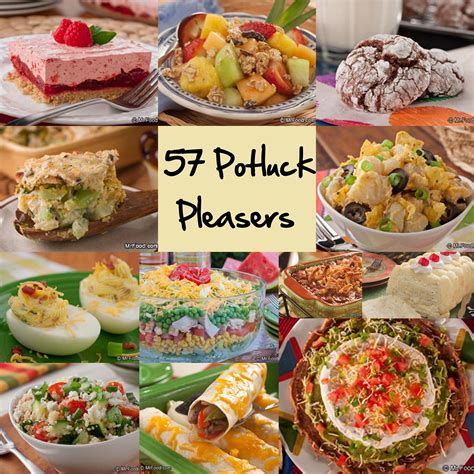 Potluck Dish Categories