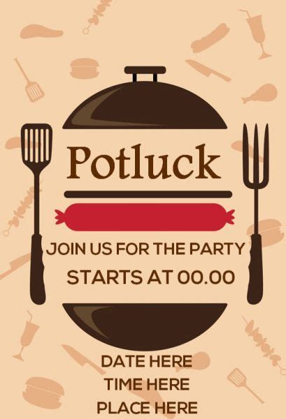 Potluck Template Design