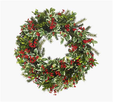 Evergreen and Holly Garland