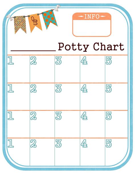 Potty Training Chart Example 9