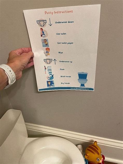 Potty Training Charts with Visual Reminders