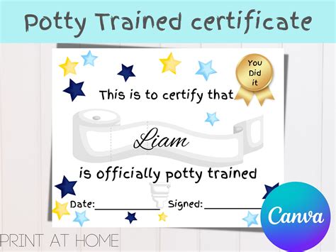 Potty Training Graduation