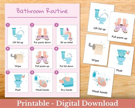 Creating a Potty Training Routine with Free Printable Charts