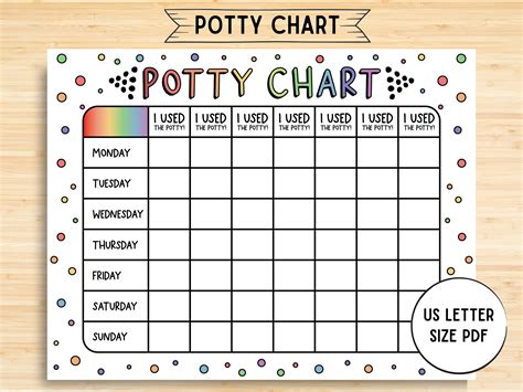 Potty Training Sticker Chart 2