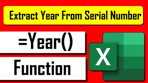 POWER and YEAR functions in Excel