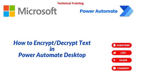 Power Automate Data Encryption