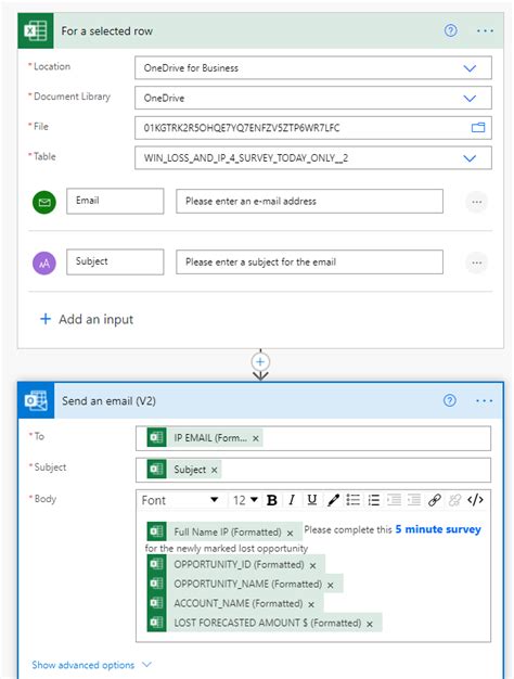 Power Automate Email Excel Integration