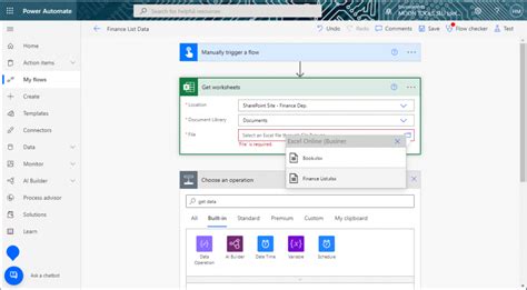 Power Automate Excel