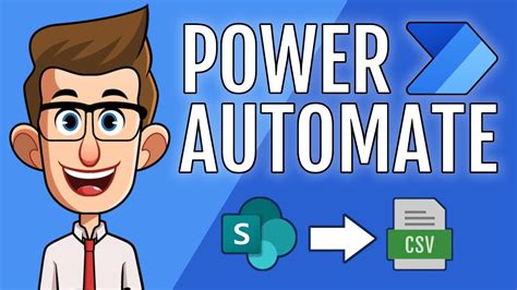 Using Power Automate for Export