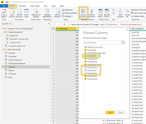 Power BI Query Editor