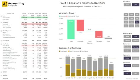 Power BI Template for Accounting