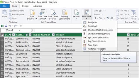 Power Pivot Table