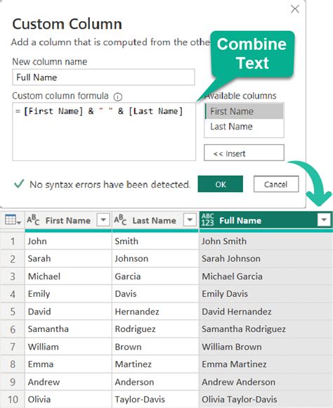 Power Query Concatenate Example 9