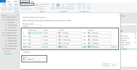 Power Query Conditional Formatting