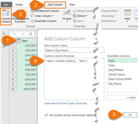 Using Power Query Editor for date conversion in Excel