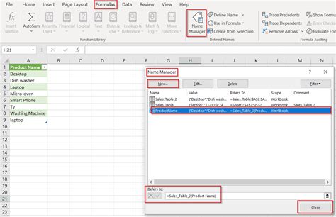 Power Query Dropdown in Excel