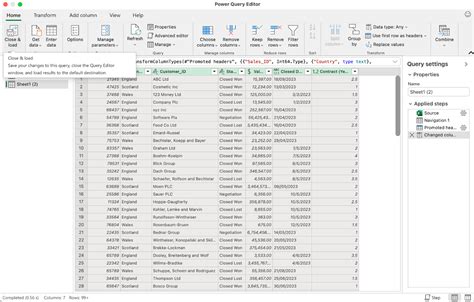 Power Query Example