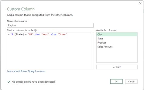 Power Query in Excel for Insert Statements